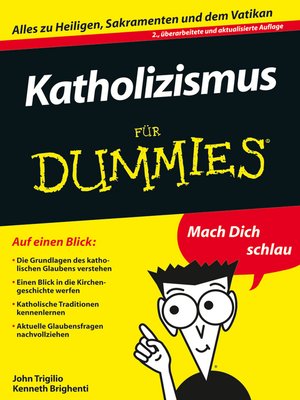 cover image of Katholizismus f&uuml;r Dummies